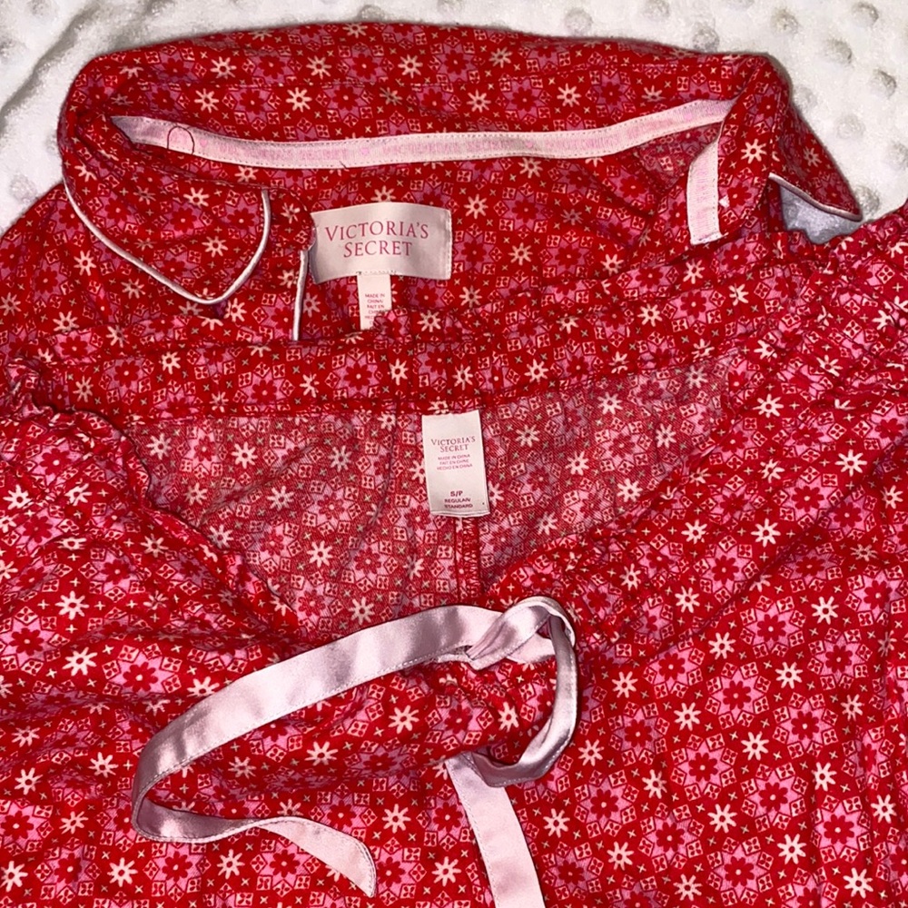 Women’s Vintage Victoria Secret Pink Pajama Set S